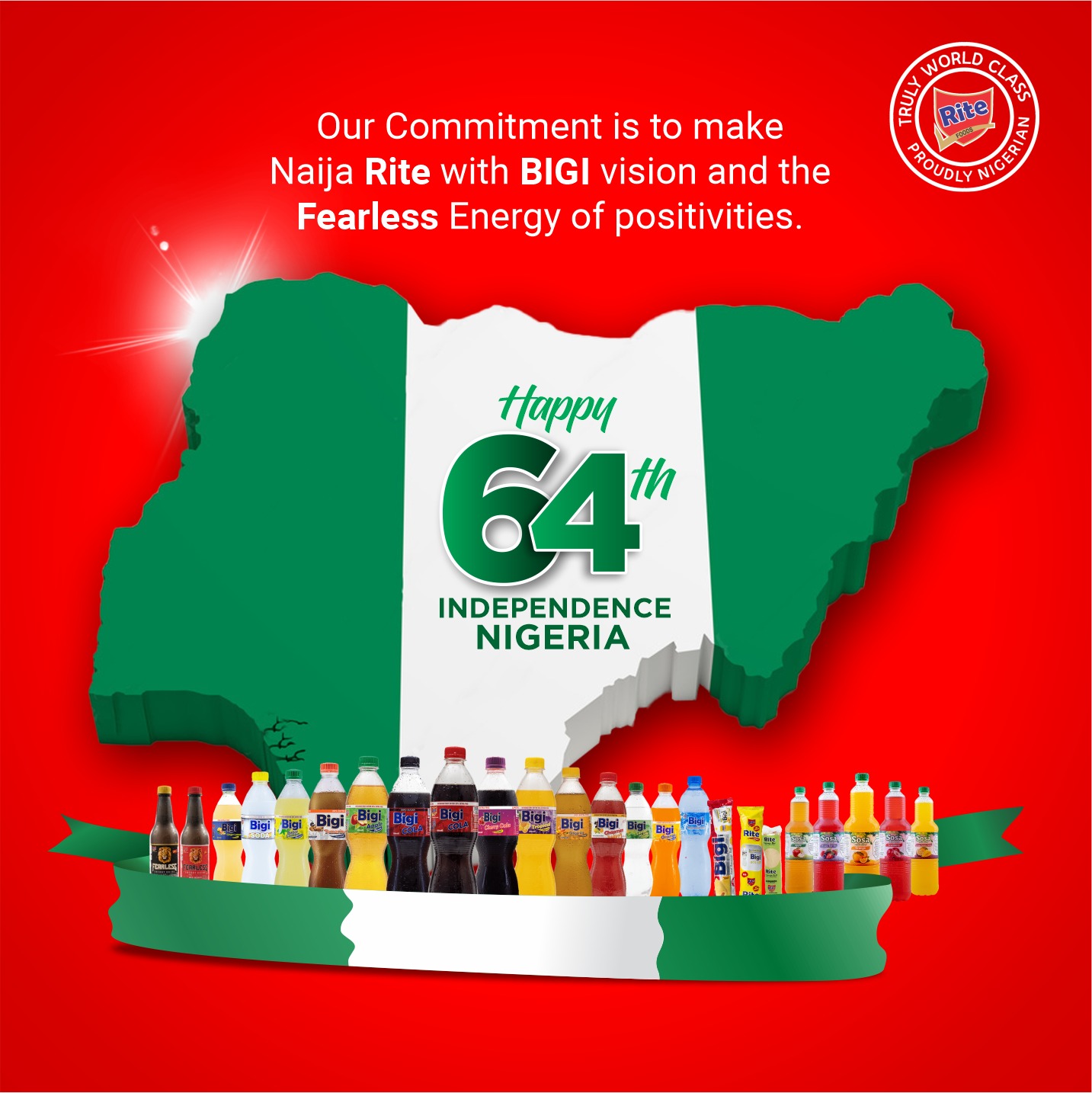 Rite Foods Celebrates Nigeria At 64, Reaffirms Commitment To Economic ...